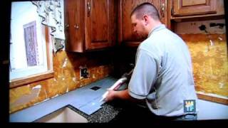 Solid surface countertop