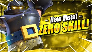 The New EASIEST MEGA KNIGHT DECK in CLASH ROYALE!! ZERO SKILL NEEDED!!