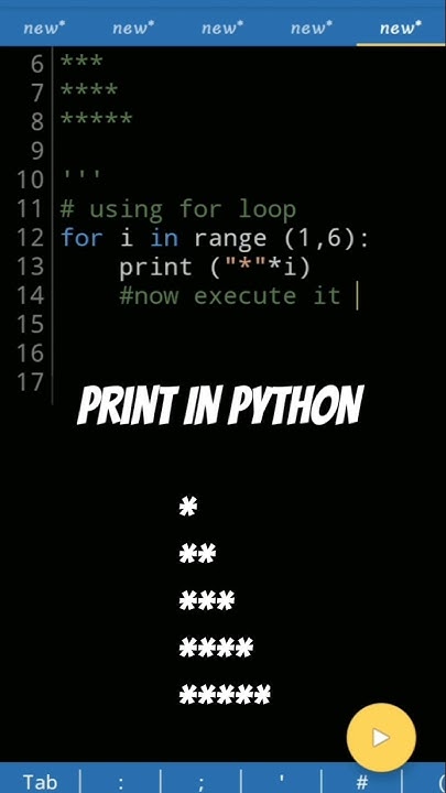 Print Right Half Pyramid Shape in Python #coding #python #trending # ...