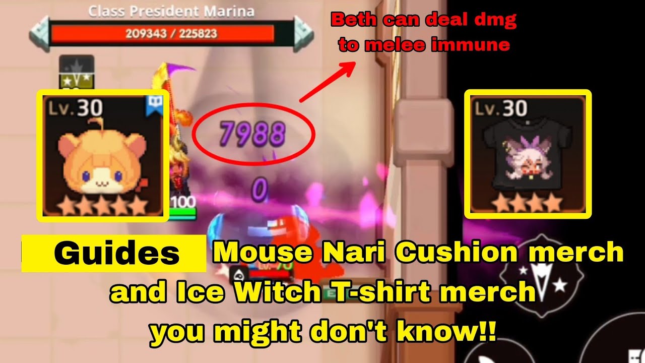 Guide Nari merch and Lupina merch You Might Don't Know!! Guardian Tales