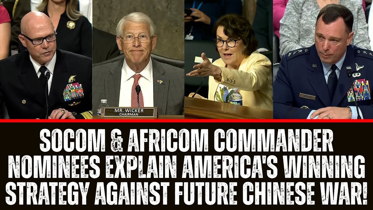 Socom & Africom Commander Nominees Explain America's Winning Strategy Against Future Chinese War!
