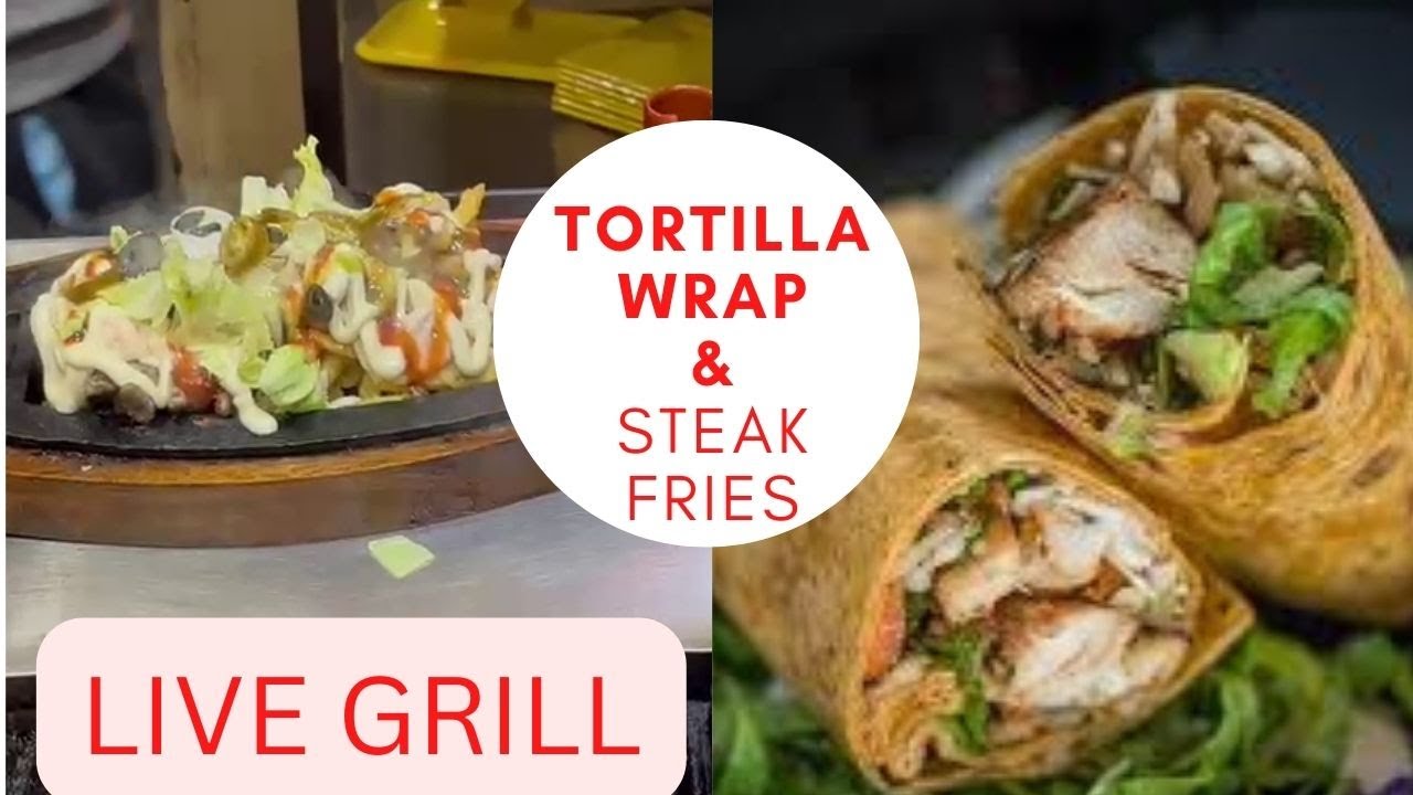 torotilla wrap & steak fries🍟🌯 