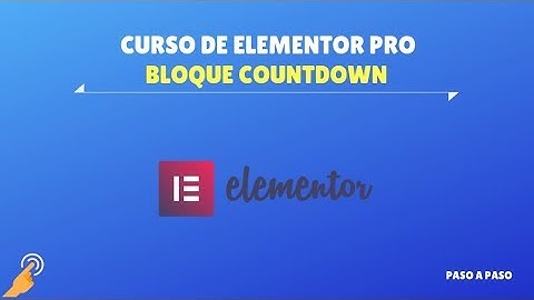 Cuenta atras - Curso de Elementor PRO