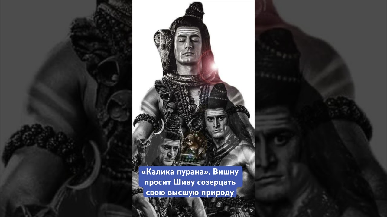 «Калика пурана». Вишну просит Шиву созерцать свою высшую природу