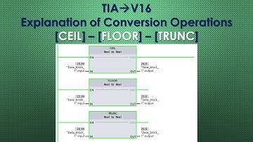 Lec-27 | Conversion Operations of SIEMENS TIA PORTAL | CEIL | FLOOR | TRUNC | (Bangla Tutorial)