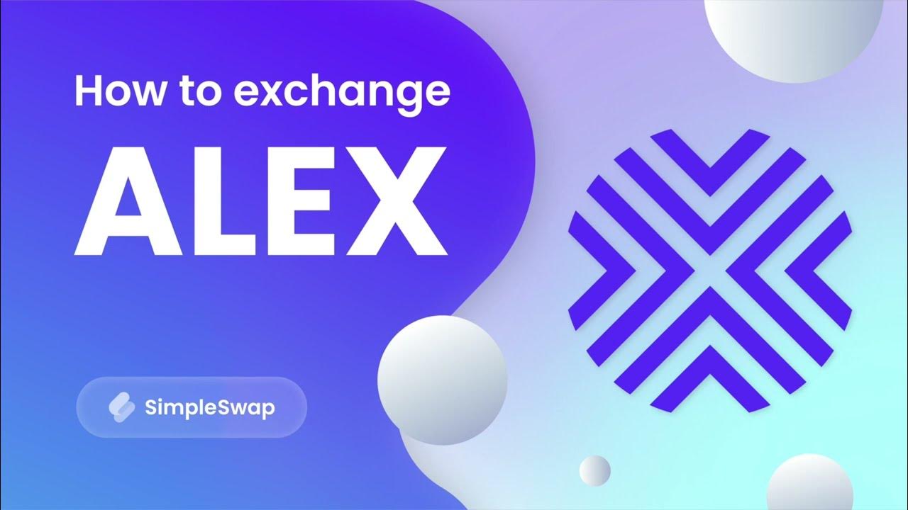 ALEX Lab How to exchange ALEX cryptocurrency? YouTube