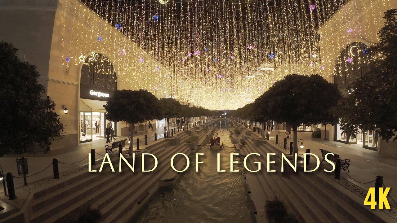 City Walking 4K / Land Of Legends / Antalya / Turkey
