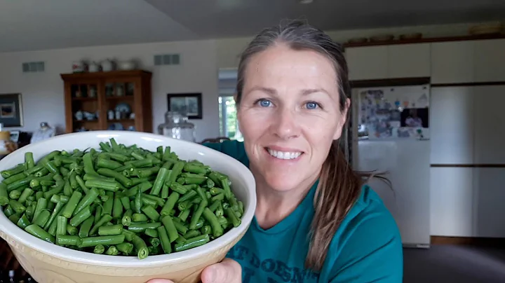 How to Freeze Green Beans~Blanching vs. NOT Blanching Comparison! *Update..see description box)