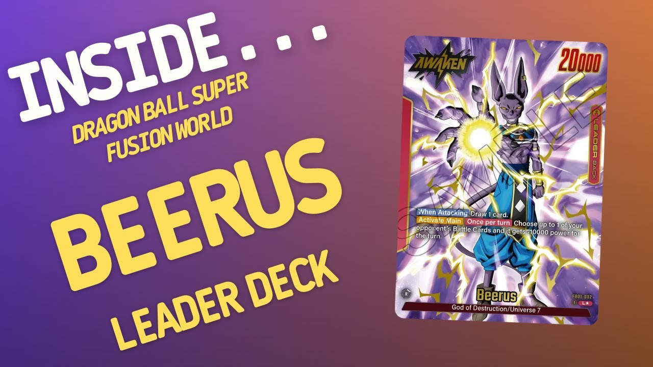 dragon ball super card game beerus Beerus HG8-40 Super Dragon Ball Heroes Mint Card main image 1