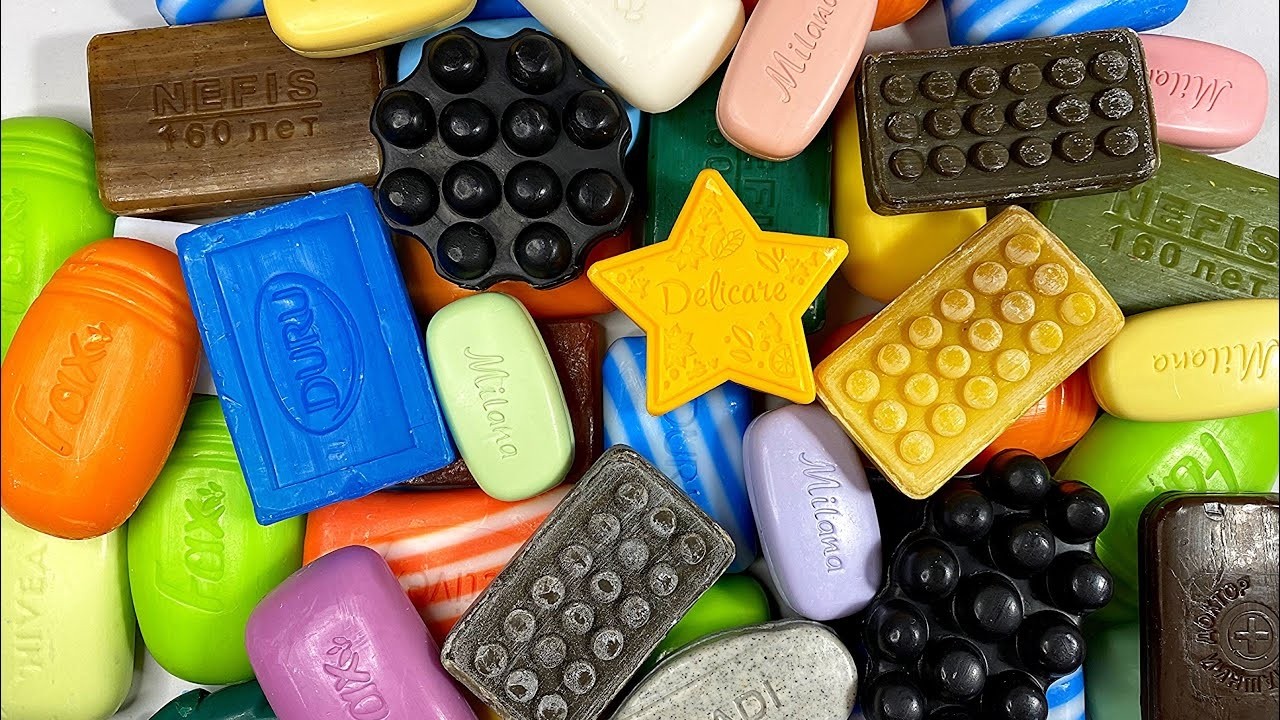 Soap Cubes / Compilation / Asmr no talking ★Cutting soap cubes★FOAM&GLITTER&STARCH★