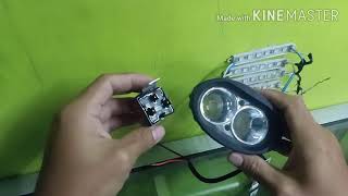 CARA MEMASANG RELAY LAMPU 2 MODE | KONTROL KONTAK NEGATIF