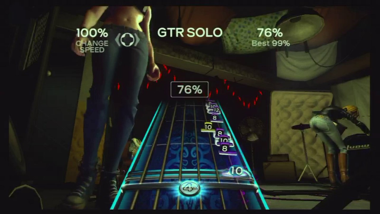 ~ "Inside The Fire" Pro Guitar Solo FC [Custom Upgrade]