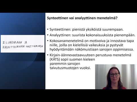 Video: Mikä on analyyttinen opetusmenetelmä?