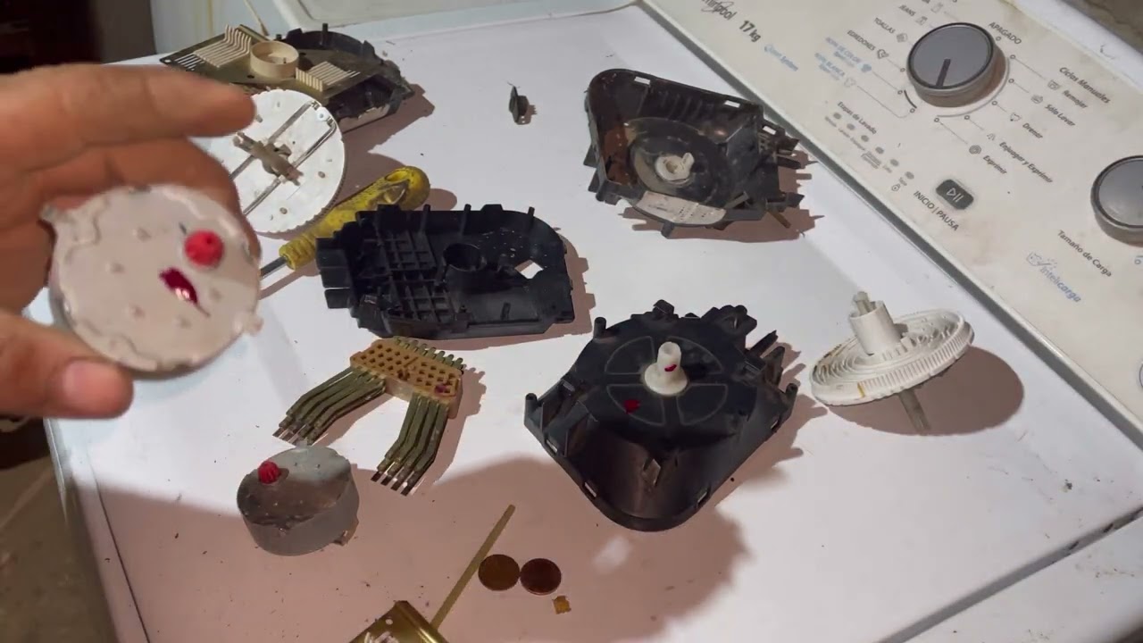 Como reparar reloj programador negro de lavadora kenmore