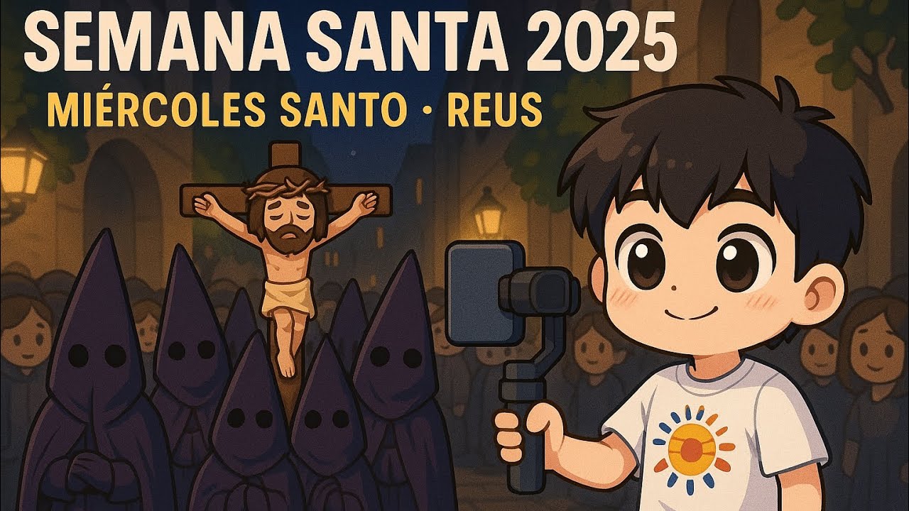 Semana Santa 2025 miércoles Santo Reus procesión...