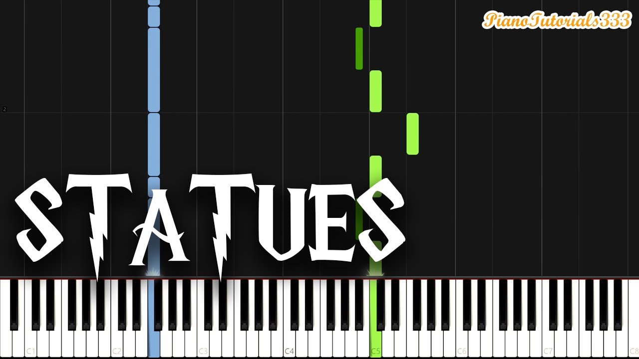 Statues Harry Potter and the Deathly Hallows Part 2 (Piano Tutorial