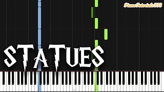 Video voorbeeld van "Statues - Harry Potter and the Deathly Hallows: Part 2 (Piano Tutorial) [Synthesia]"