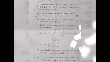 btech first semester maths sample paper of 2023or 2022.