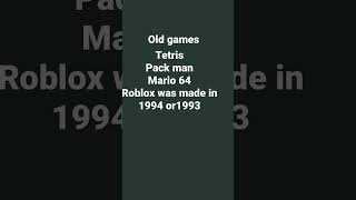 Very Old Games
