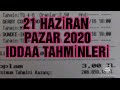BURADA HERKES KAZANIYOR! ÇARŞAMBA 24 HAZİRAN 2020 İDDAA TAHMİNLERİ