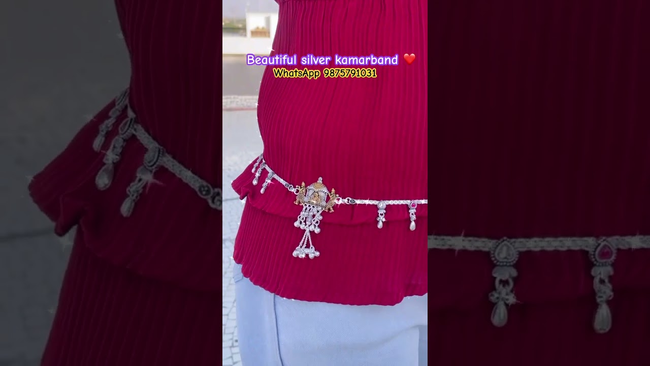 Beautiful silver kamarband with 70% discount 