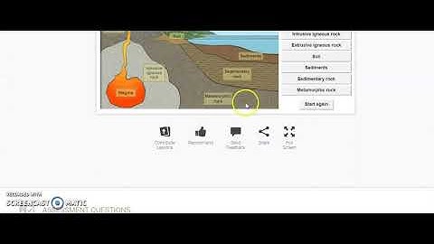 Rock Cycle Gizmo Quiz