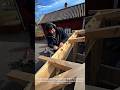 Roof Framing Hack Wins #ConstructionHacks #WoodworkingSkills #Shorts