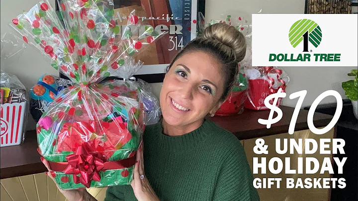 Dollar Tree Christmas Gift Basket Ideas $10 and Under | Last Minute Holiday DIY Gifts