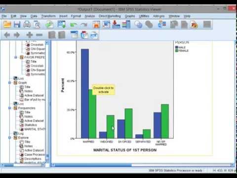 Clustered Bar Chart Spss