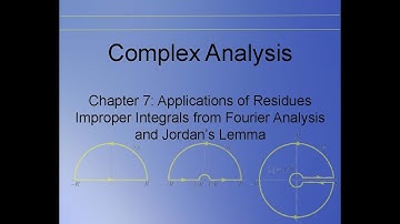 Complex Analysis Chapter 7.80 & 7.81: Improper Integrals from  Fourier Analysis & Jordan