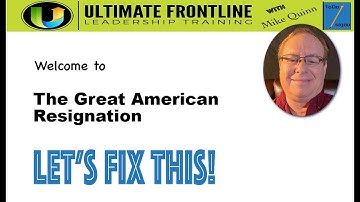 Welcome to the Ultimate Frontline Leadership Training