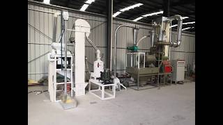 High efficient small 5tpd maize flour milling plant test in factory