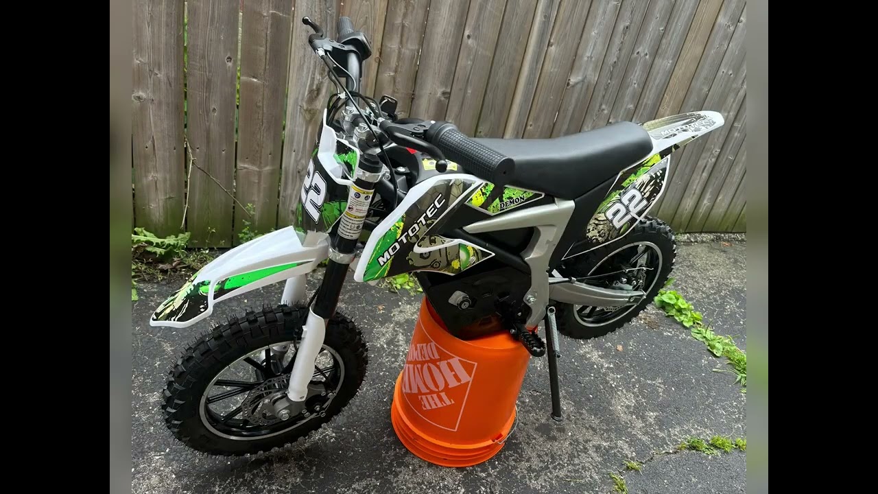 The Beginning Of Speed Demon The MotoTec 36v Dirt Bike