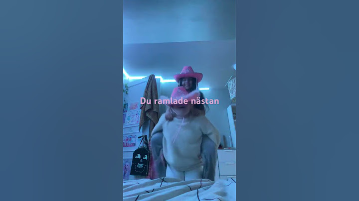 Hahahahah hon ramlade nästan
