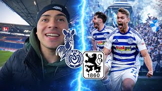 Wer steigt auf? 👀 | Wilde Schlussphase - Lucky Punch 🥵🥊 | MSV Duisburg vs TSV 1860 München | Vlog