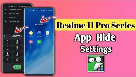 How To Hide Apps In Realme 11 Pro Series | App Hide Settings In Realme 11 Pro|Realme 11 Pro App Hide