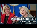Minnesota health officials give update on COVID-19 response