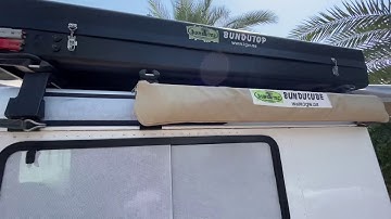 Bundutop and Bunduawn on trailer