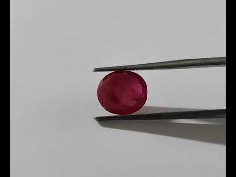 GII Certified Natural Non Treated Ruby