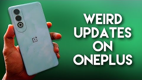 Weird August Update On Oneplus Phone