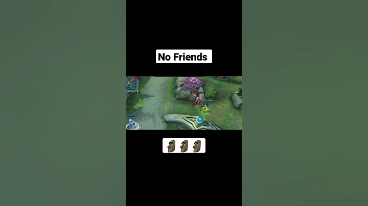MOBILE LEGENDS WTF FUNNY MOMENTS | No Friends #shorts #mlbb #mobilelegendsbangbang
