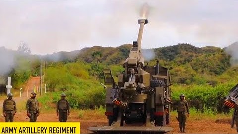 Philippine Army Conduct Live firing test😱 ATMOS 2000 155mm self propelled howitzer system