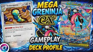 Mega Greninja EX w/Dudunsparce Deck Profile & GamePlay