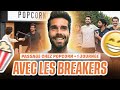 Mon passage sur popcorn  une journe dentranement avec les breakers 