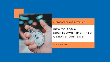 How to Add a Countdown Timer into A SharePoint Site - Tutorial