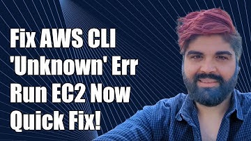 Fix AWS CLI 