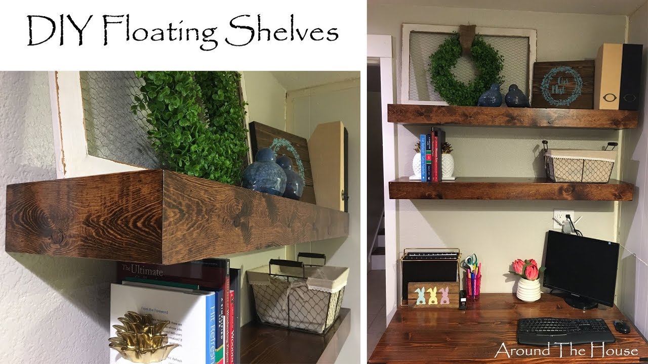 DIY Floating Shelves YouTube