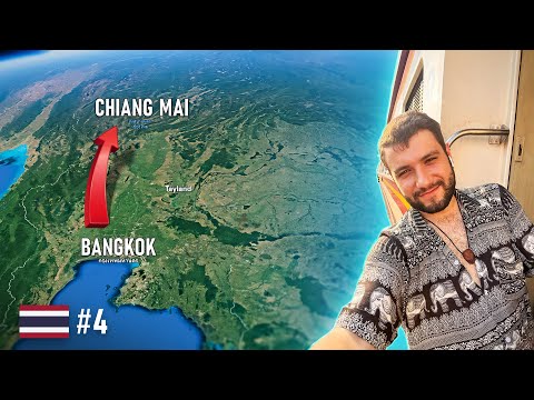 Tayland'da 14 Saat Tren Yolculuğu - Chiang Mai Gezisi ~4