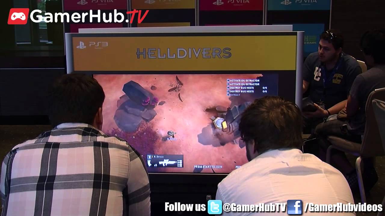 Helldivers PlayStation Cross Platform Preview Interview