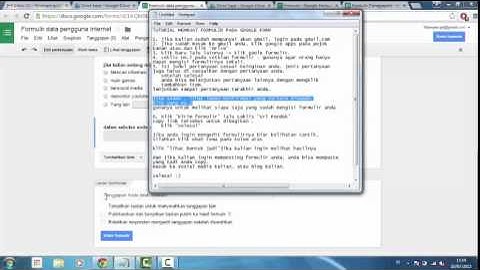 Tutorial Membuat Google Form di Google Drive